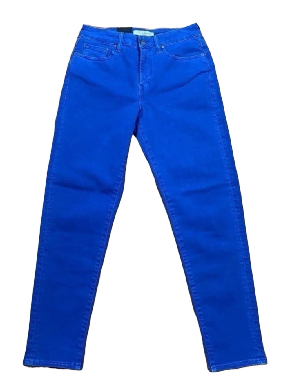 NWT Mavi Cindy Cobalt blue Mom jeans high rise high rise waist stretch denim 27